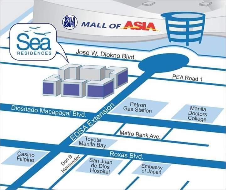 Sea Residences Homey Condo By Dnj 帕赛 外观 照片